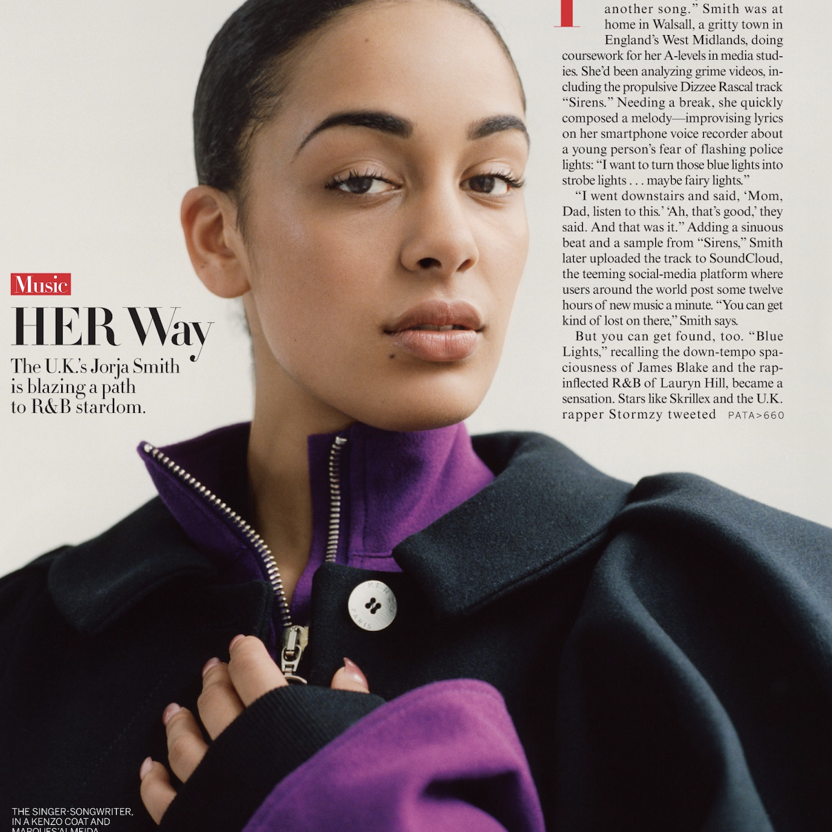 Jorja Smith, Her Way, Vogue