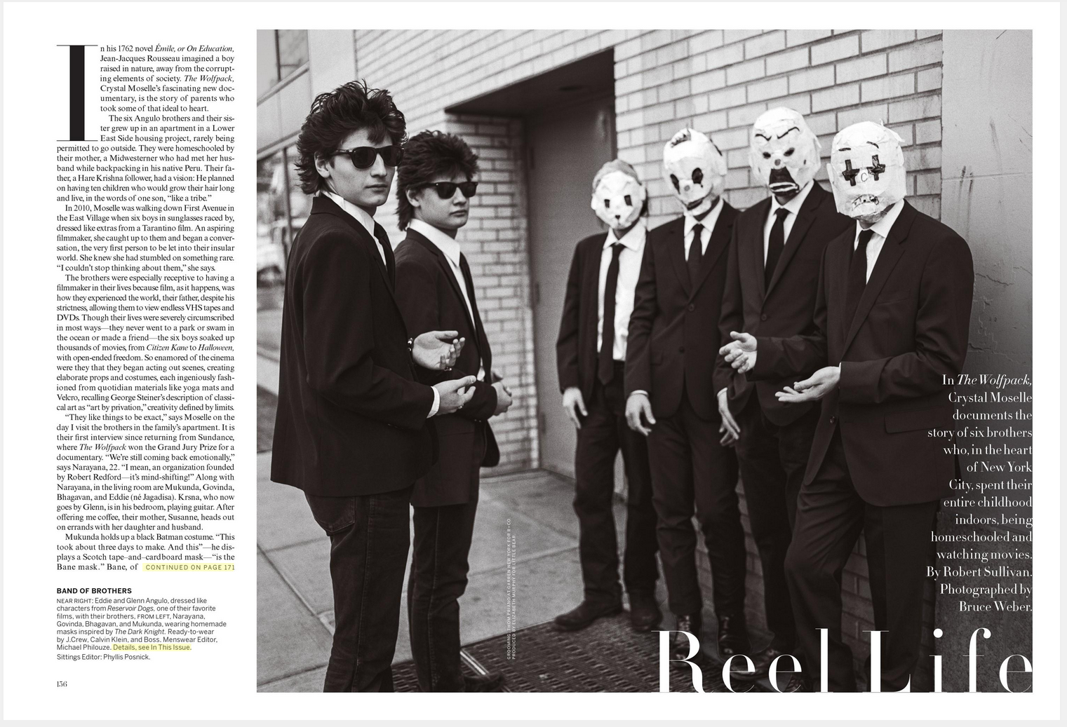 The Wolfpack, Real Life, Vogue